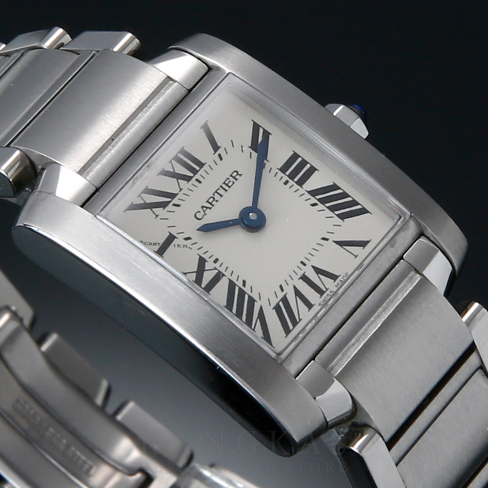 CARTIER(USED)까르띠에 탱크 프랑세스 스틸 스몰