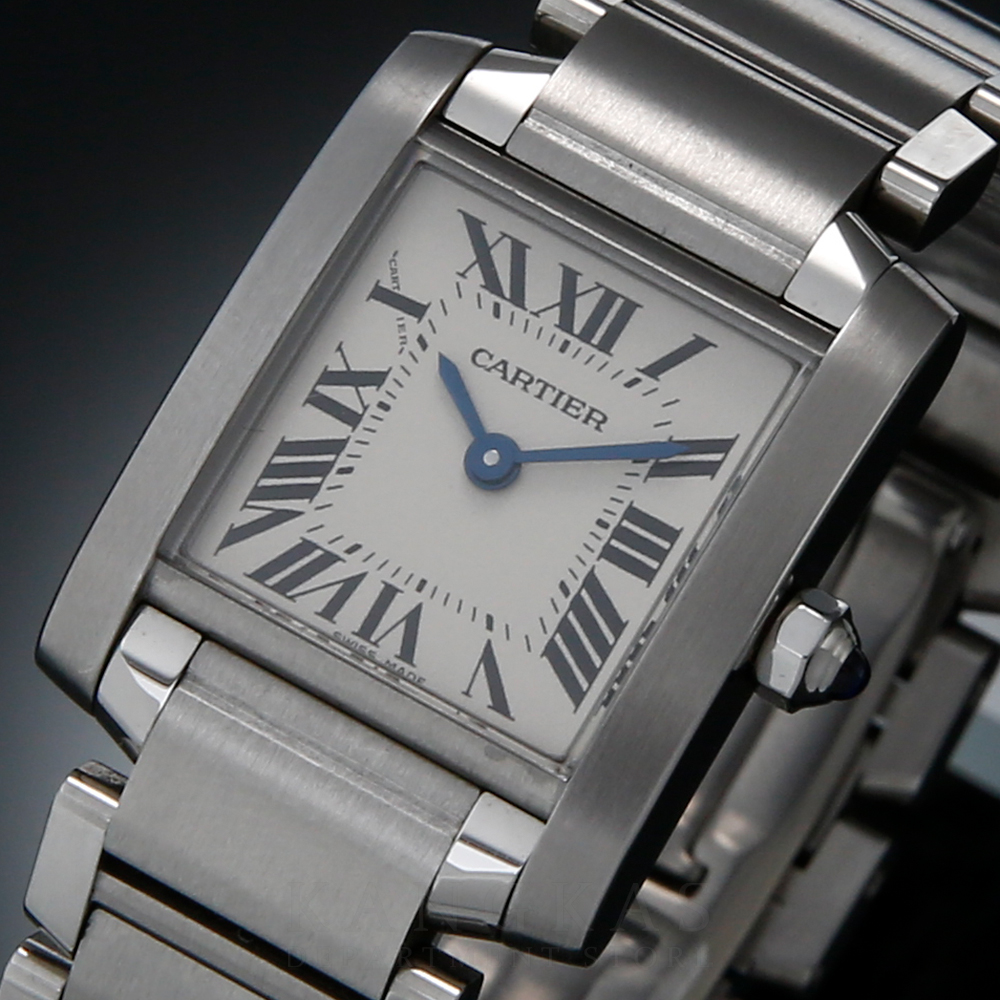 CARTIER(USED)까르띠에 탱크 프랑세스 스틸 스몰