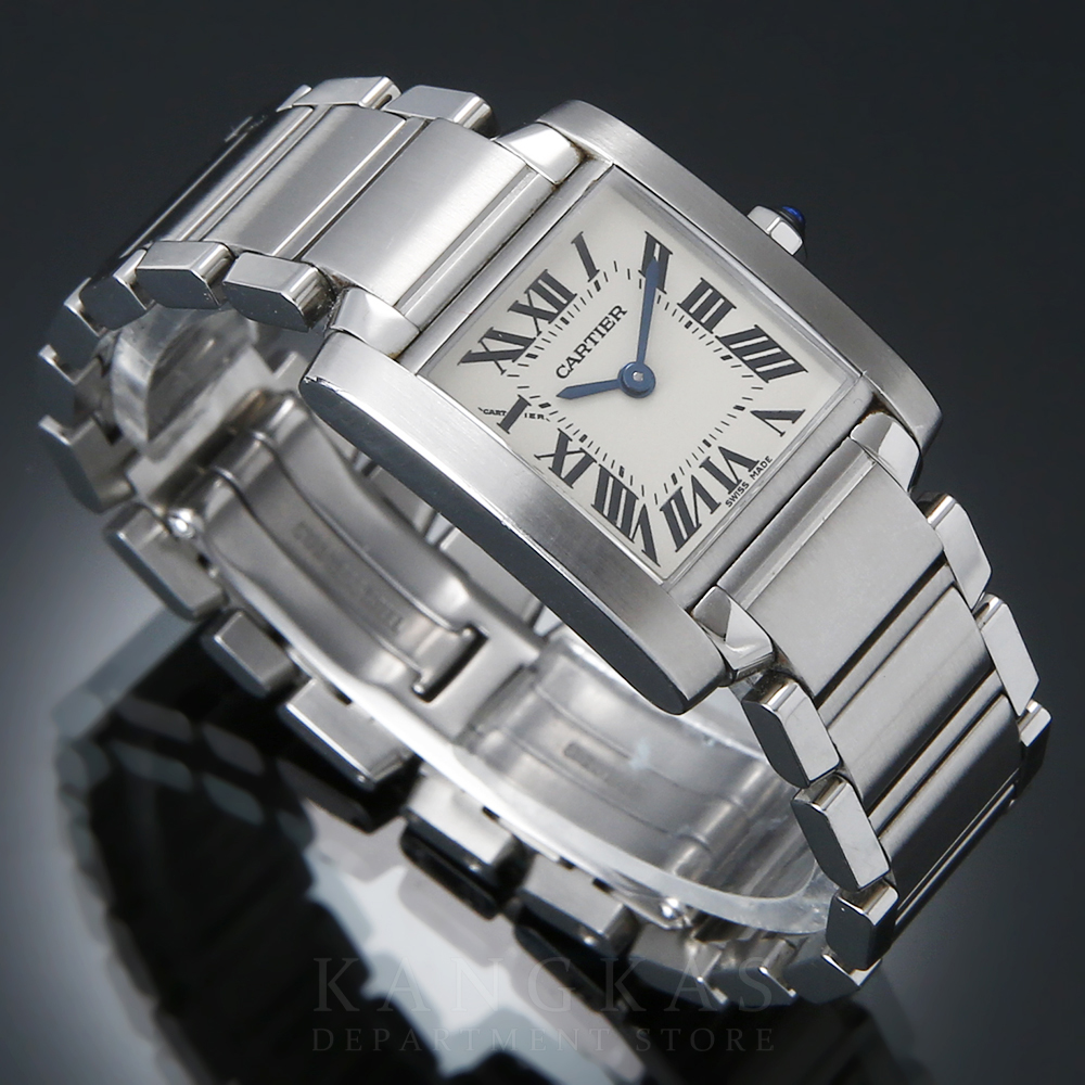CARTIER(USED)까르띠에 탱크 프랑세스 스틸 스몰