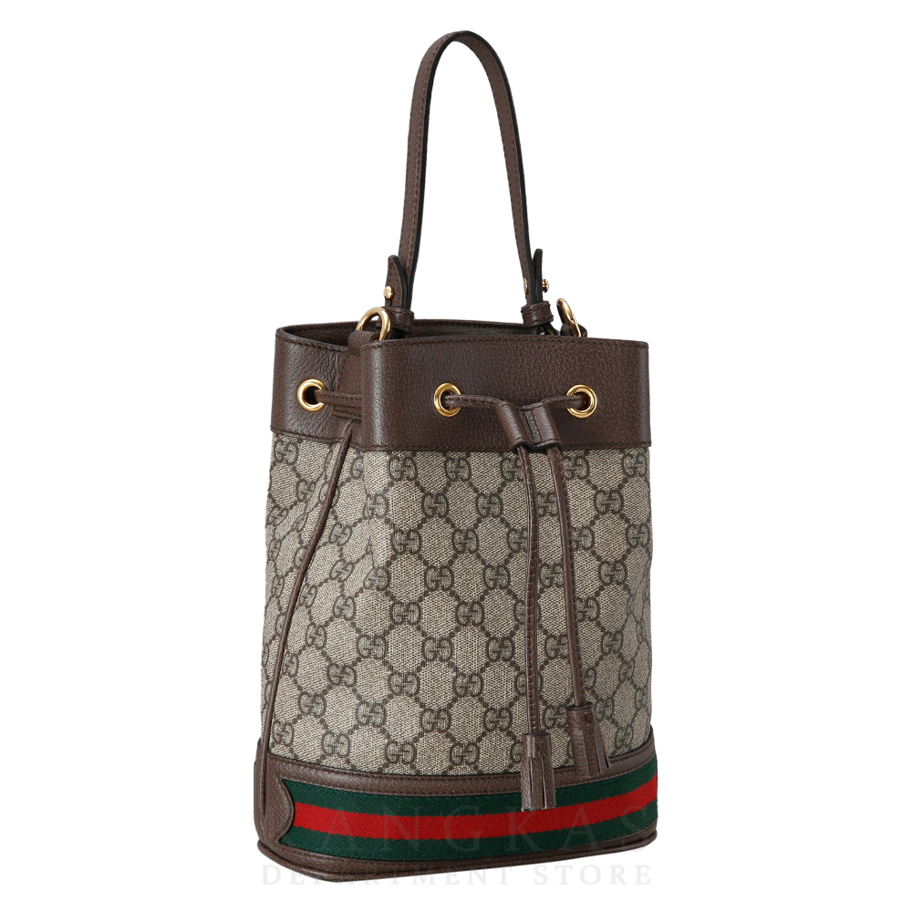 GUCCI(USED)구찌 오피디아 수프림 PVC 스몰 버킷백