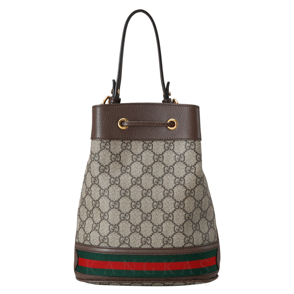 GUCCI(USED)구찌 오피디아 수프림 PVC 스몰 버킷백