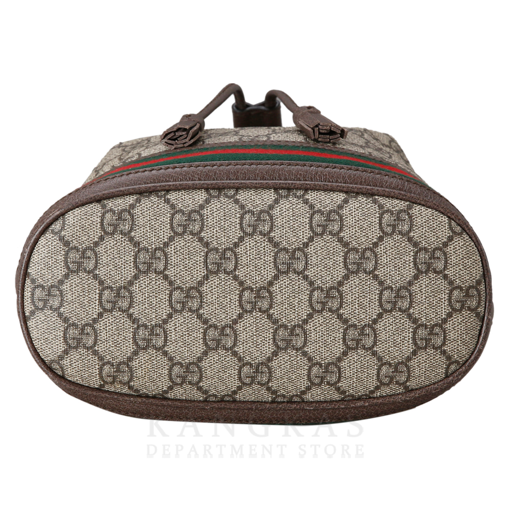 GUCCI(USED)구찌 오피디아 수프림 PVC 스몰 버킷백