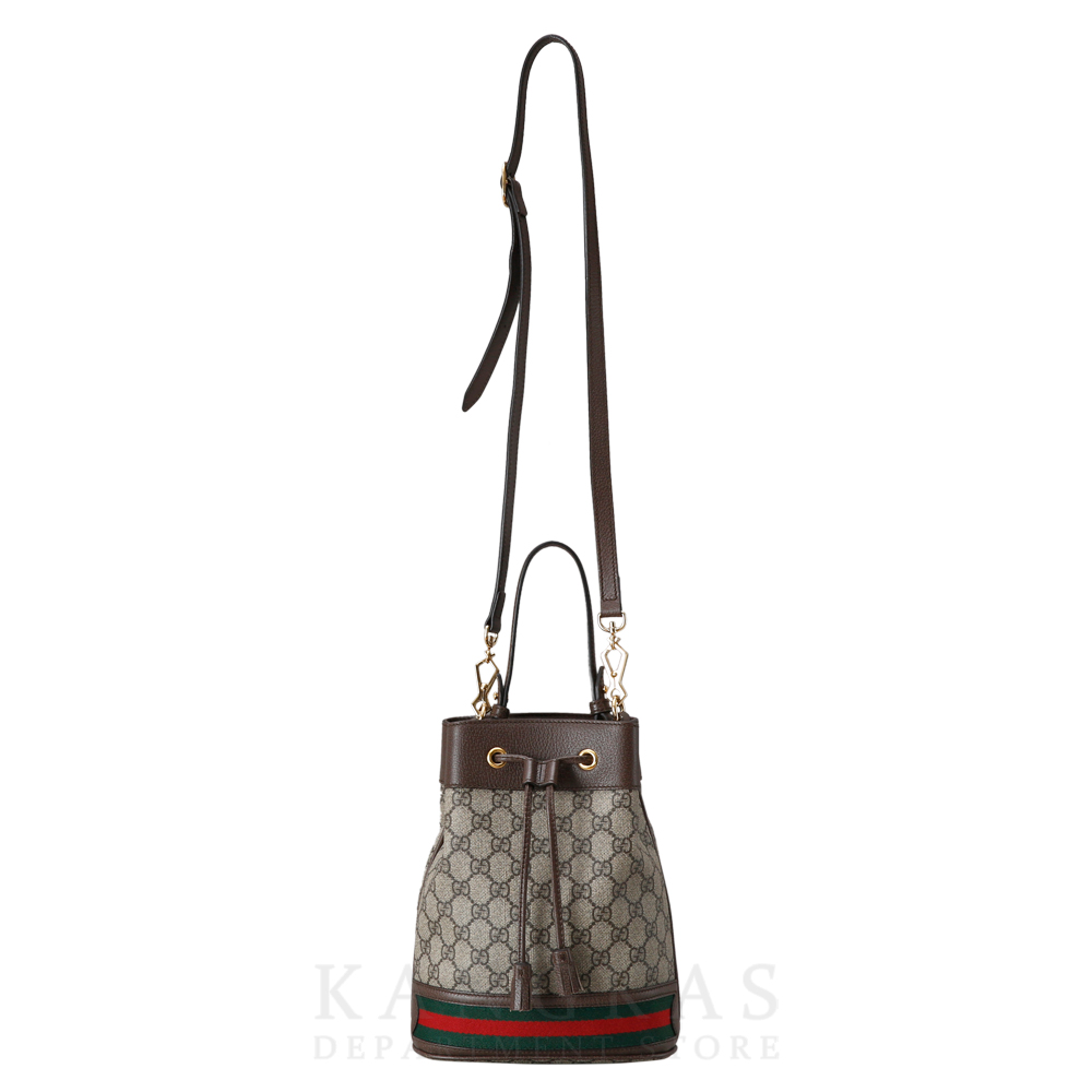 GUCCI(USED)구찌 오피디아 수프림 PVC 스몰 버킷백