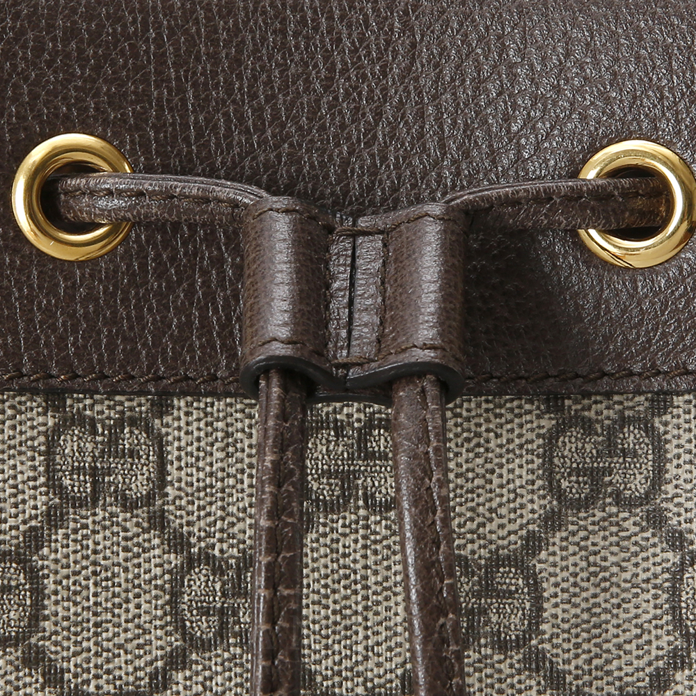 GUCCI(USED)구찌 오피디아 수프림 PVC 스몰 버킷백