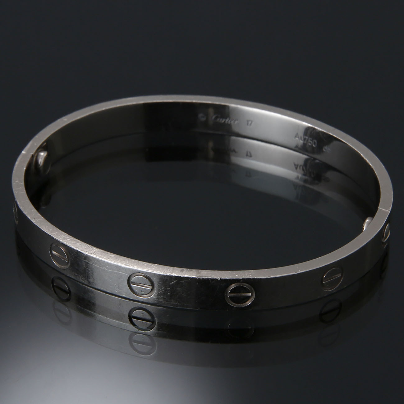CARTIER(USED)까르띠에 러브 브레이슬릿 17#
