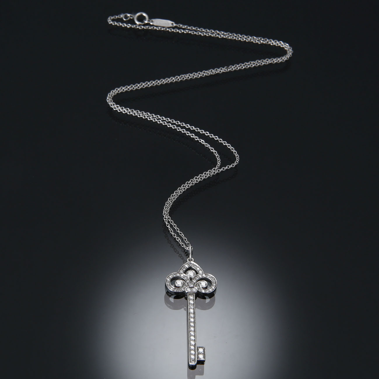 TIFFANY(USED)티파니 플뢰르 키 펜던트 네크리스