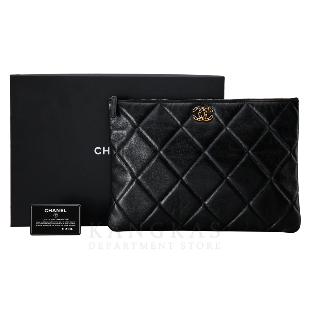 CHANEL(USED)샤넬 19 클러치 라지