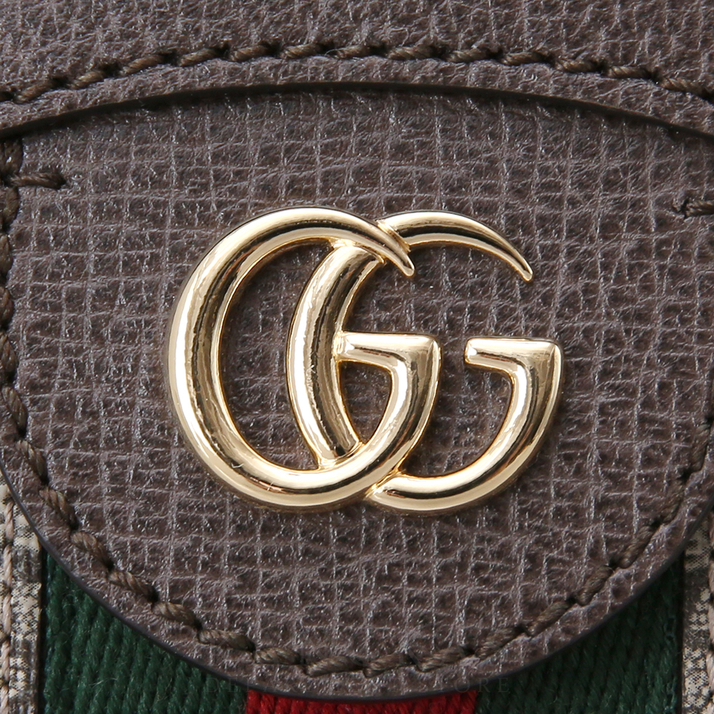 GUCCI(USED)구찌 GG로고 PVC 오피디아 라운드 숄더백