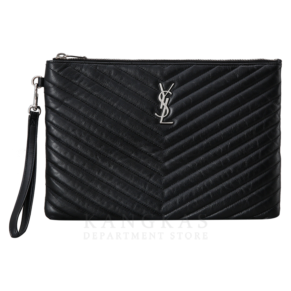 Yves Saint Laurent(USED)생로랑 모노그램 쉐브론 클러치
