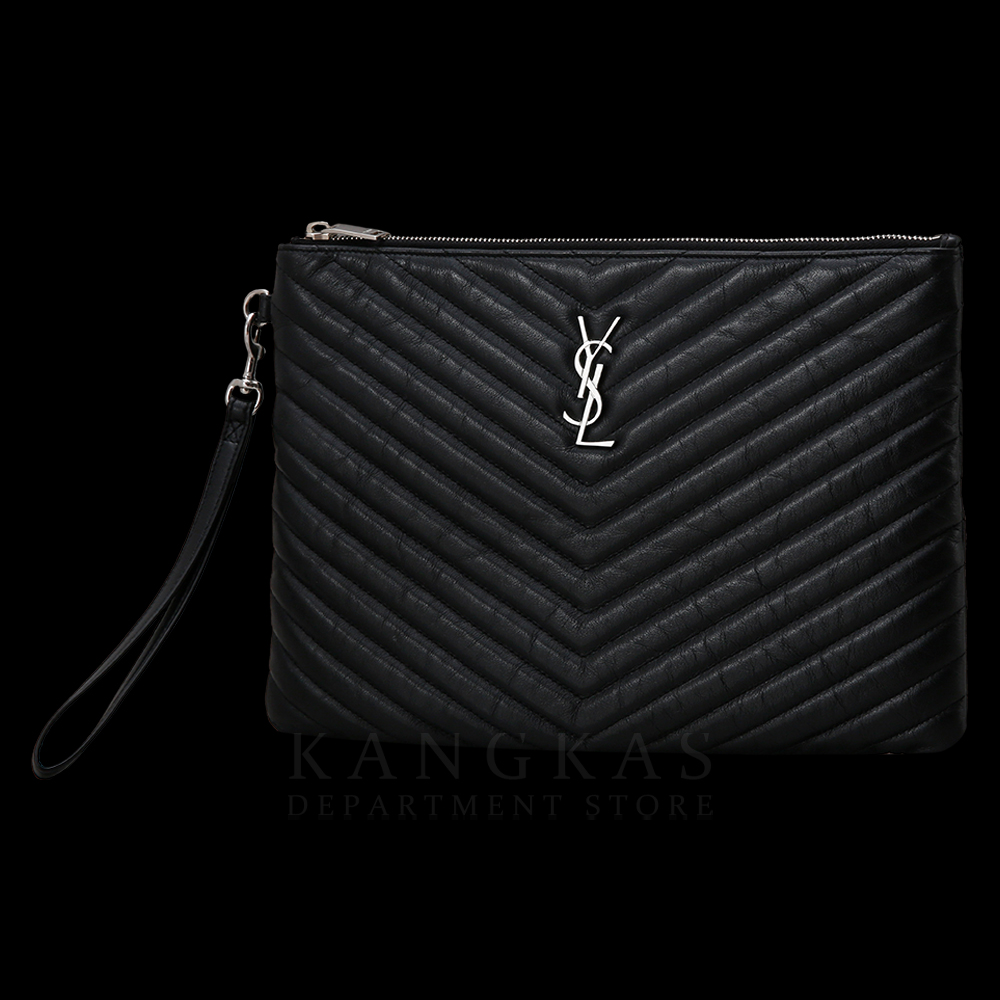 Yves Saint Laurent(USED)생로랑 모노그램 쉐브론 클러치