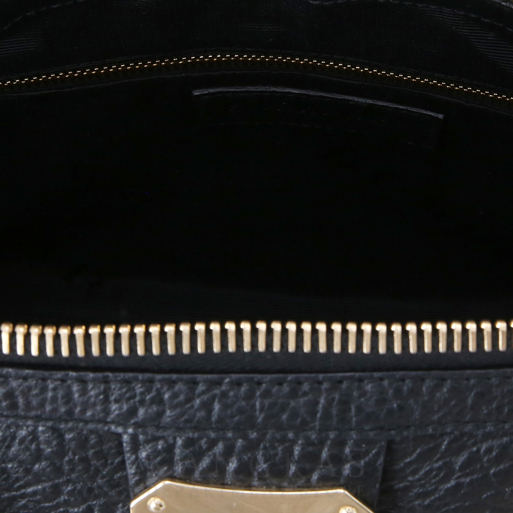 BURBERRY(USED)버버리 블랙 레더 토트숄더