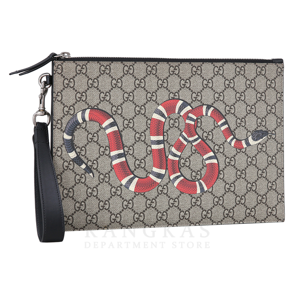 GUCCI(USED)구찌 GG로고 PVC 수프림 클러치백