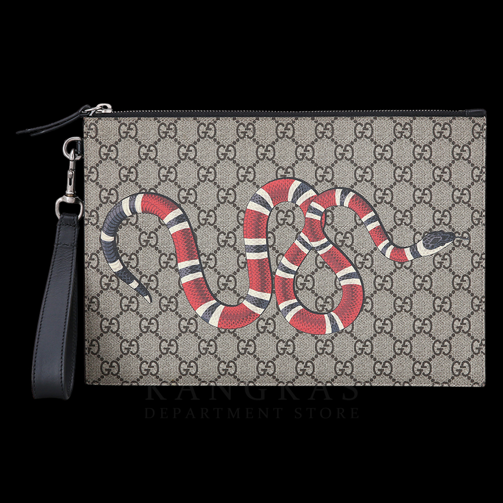 GUCCI(USED)구찌 GG로고 PVC 수프림 클러치백