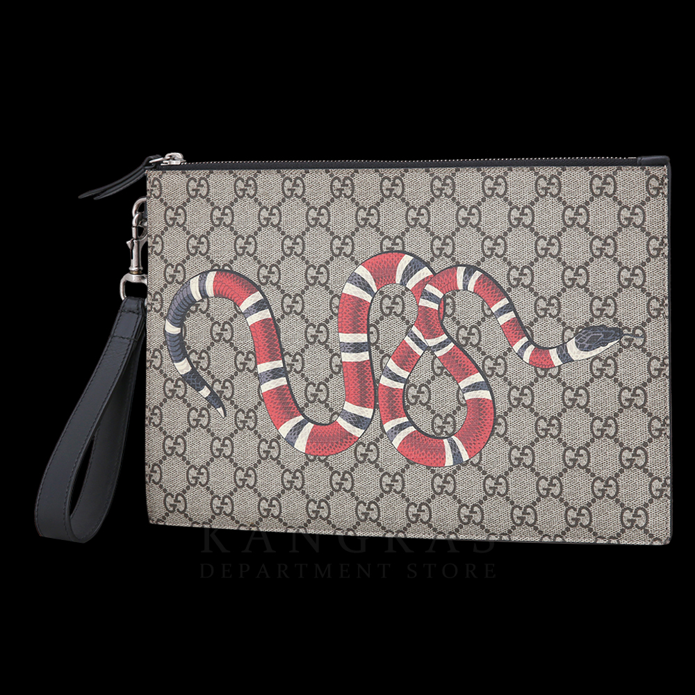 GUCCI(USED)구찌 GG로고 PVC 수프림 클러치백