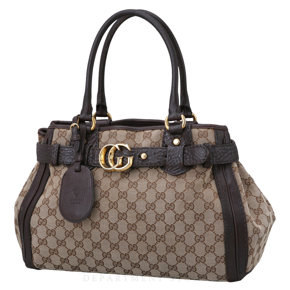 GUCCI(USED)구찌 자가드 토트백