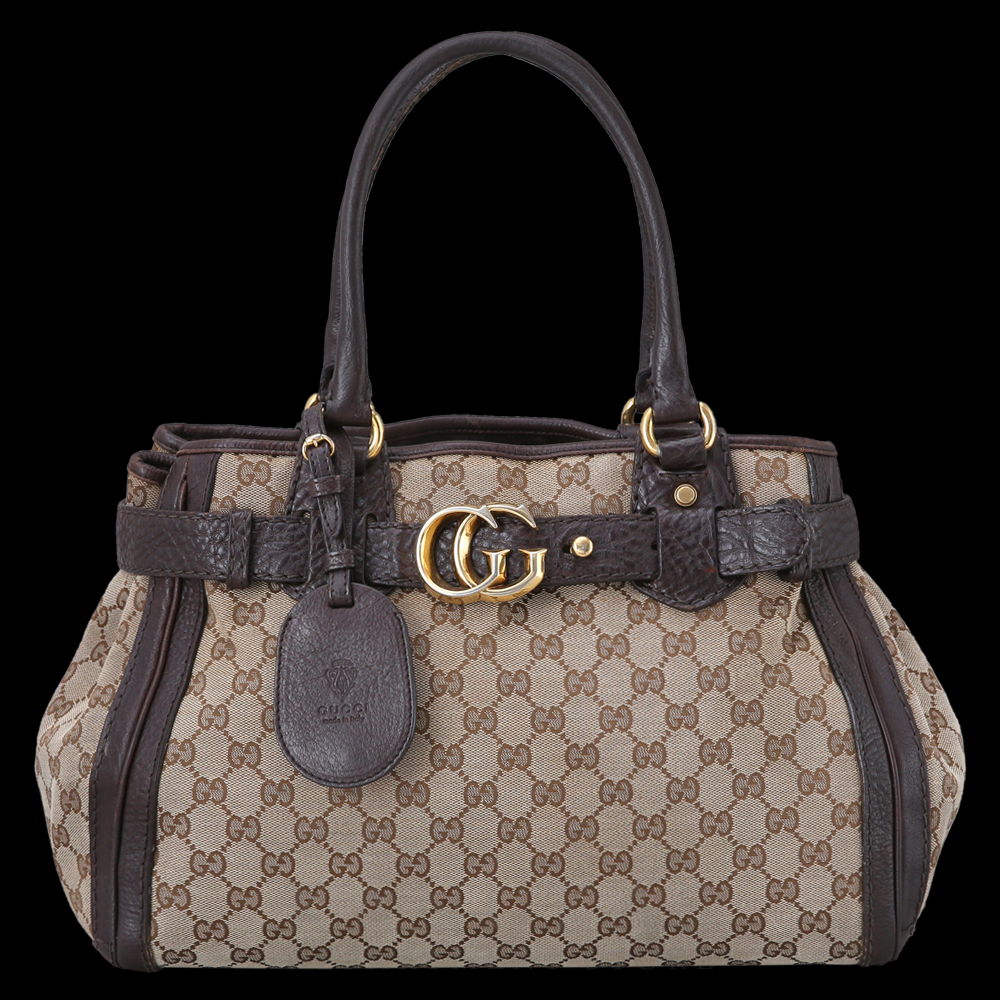 GUCCI(USED)구찌 자가드 토트백