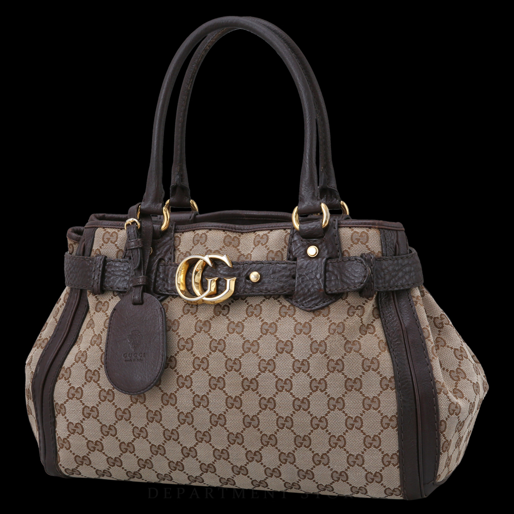 GUCCI(USED)구찌 자가드 토트백