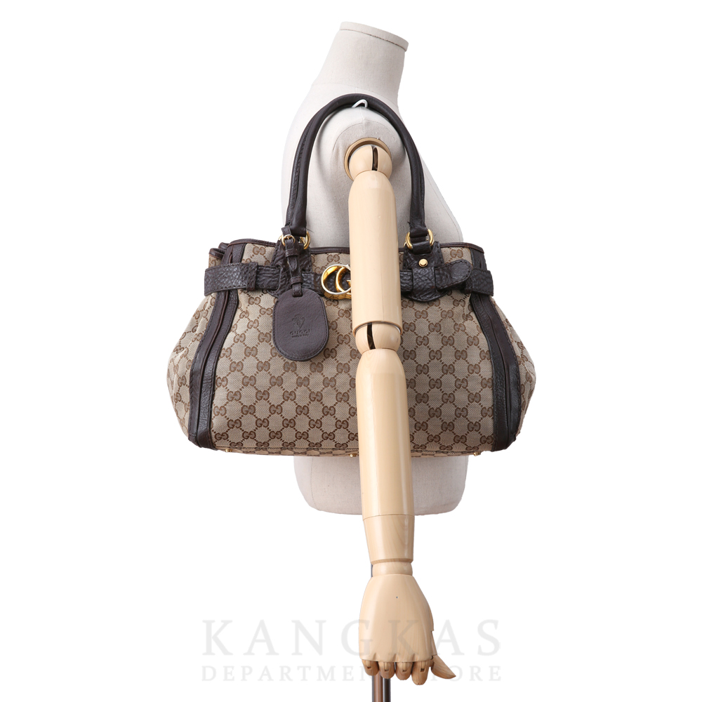 GUCCI(USED)구찌 자가드 토트백