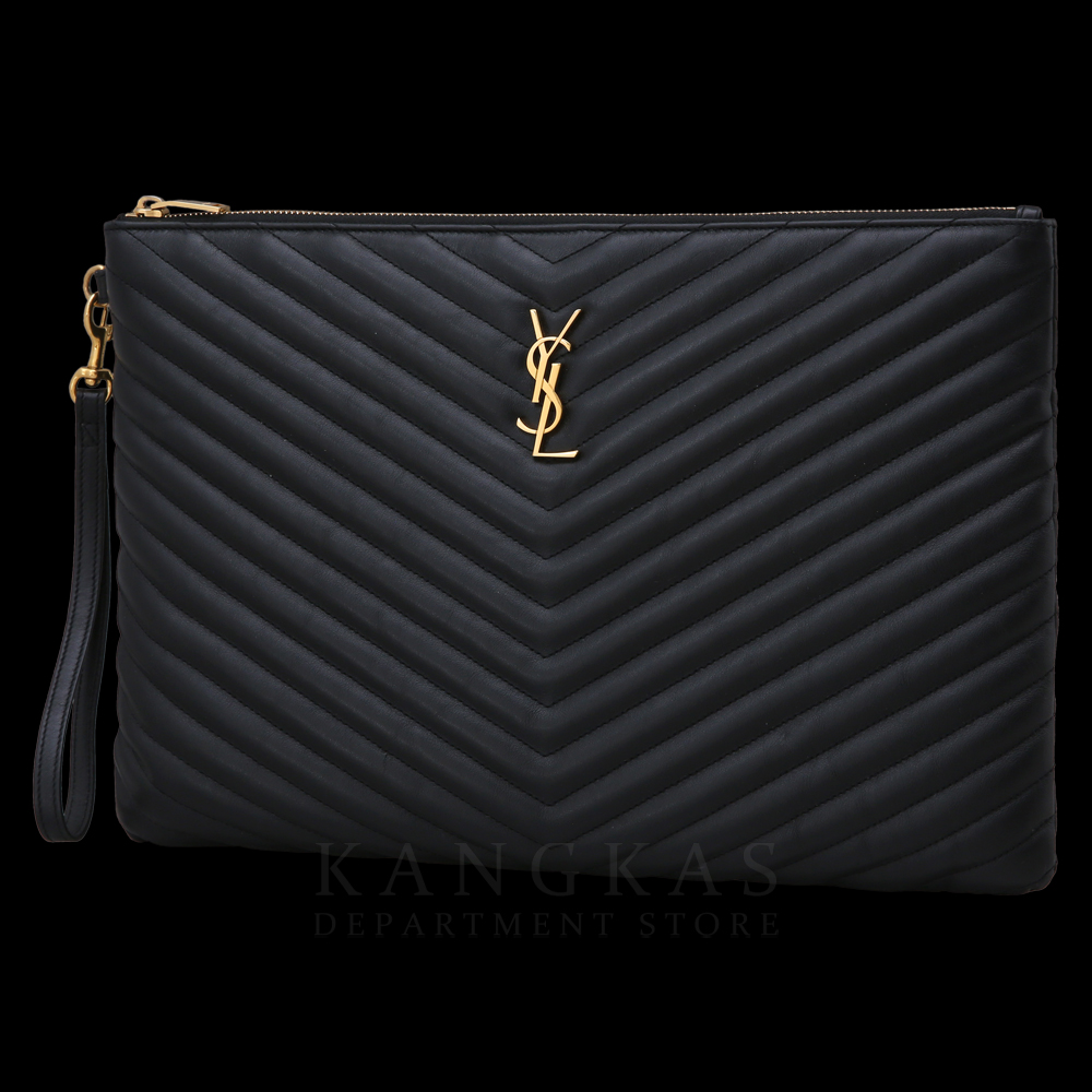 Yves Saint Laurent(USED)생로랑 모노그램 쉐브론 클러치