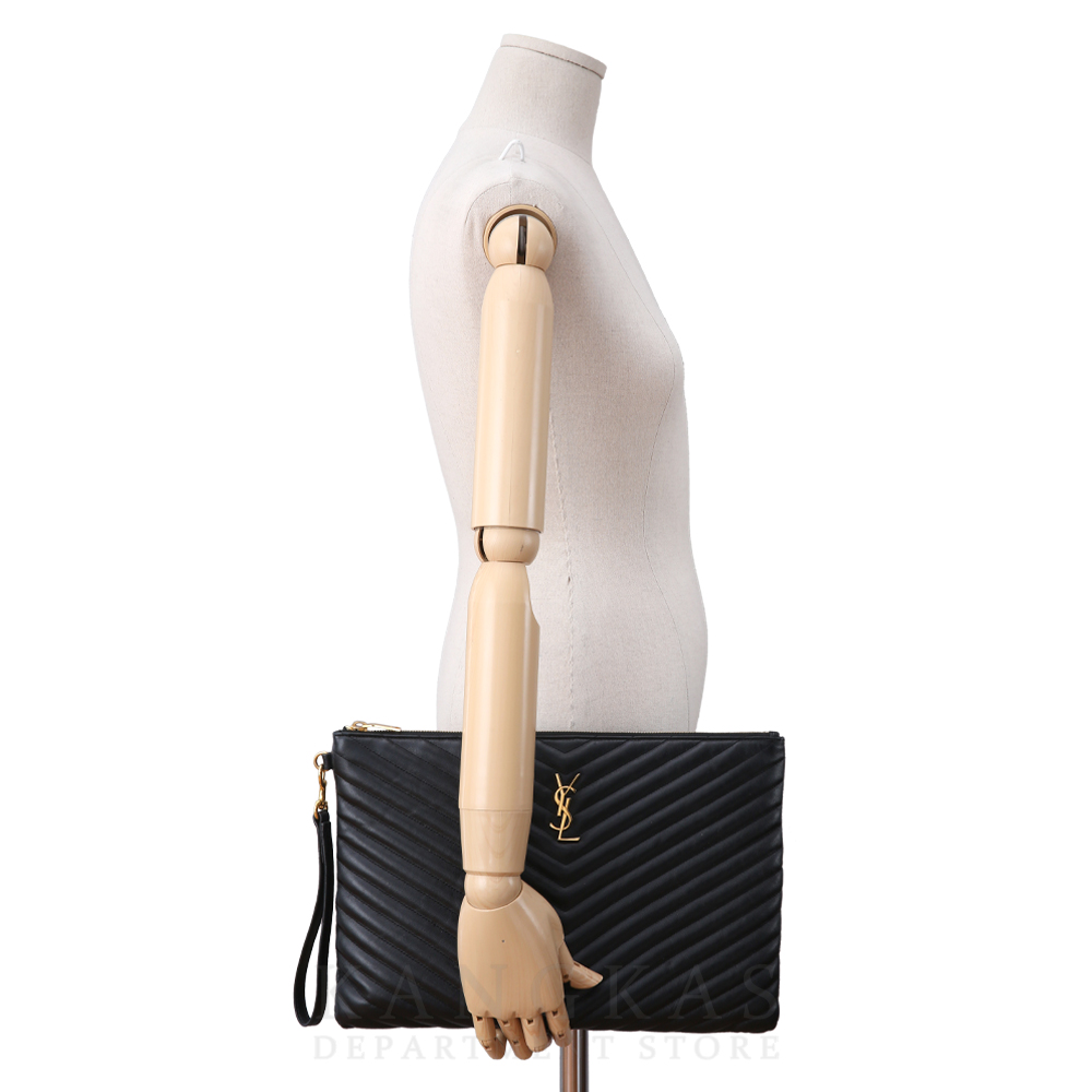 Yves Saint Laurent(USED)생로랑 모노그램 쉐브론 클러치