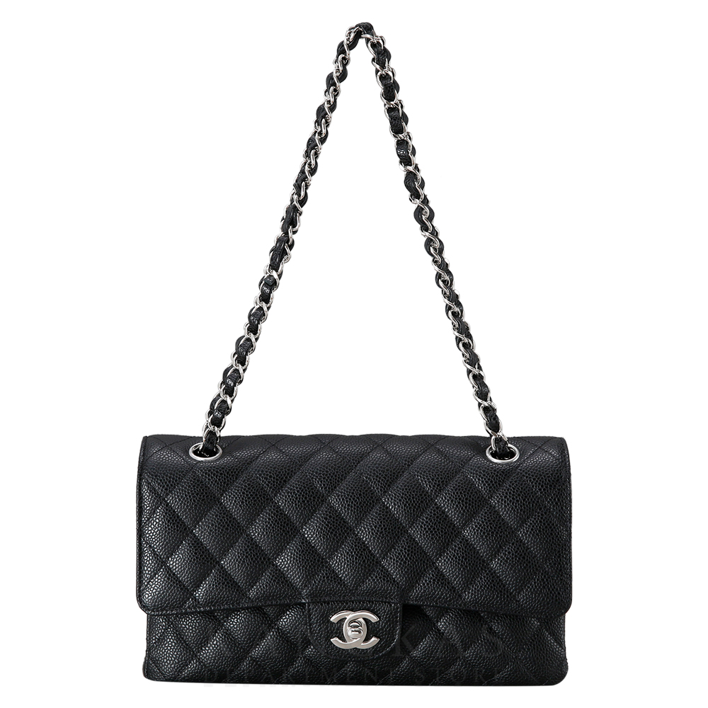 CHANEL(USED)샤넬 클래식 캐비어 미듐