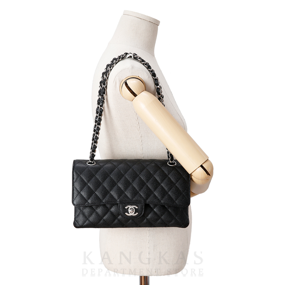 CHANEL(USED)샤넬 클래식 캐비어 미듐