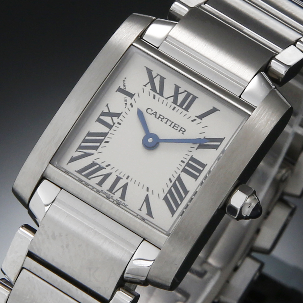 CARTIER(USED)까르띠에 탱크 프랑세스 스틸 스몰