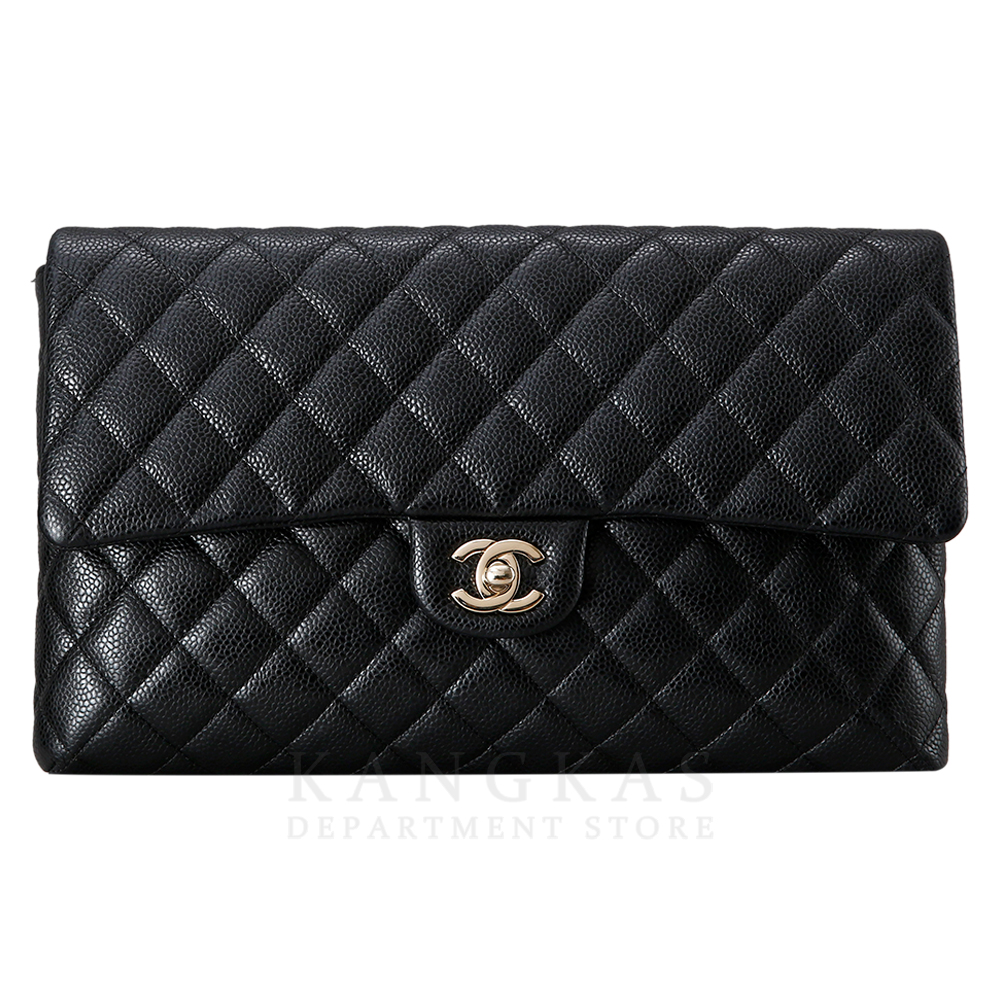 CHANEL(USED)샤넬 클래식 캐비어 클러치백