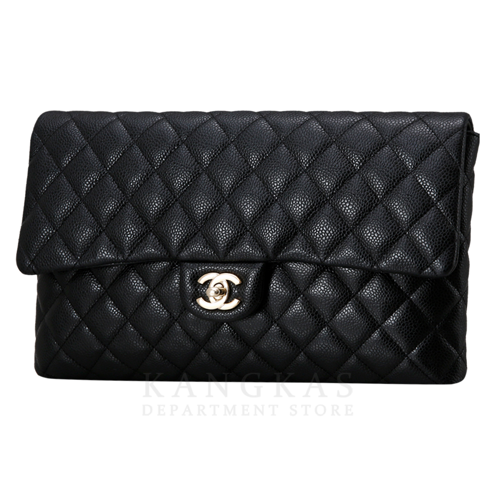 CHANEL(USED)샤넬 클래식 캐비어 클러치백