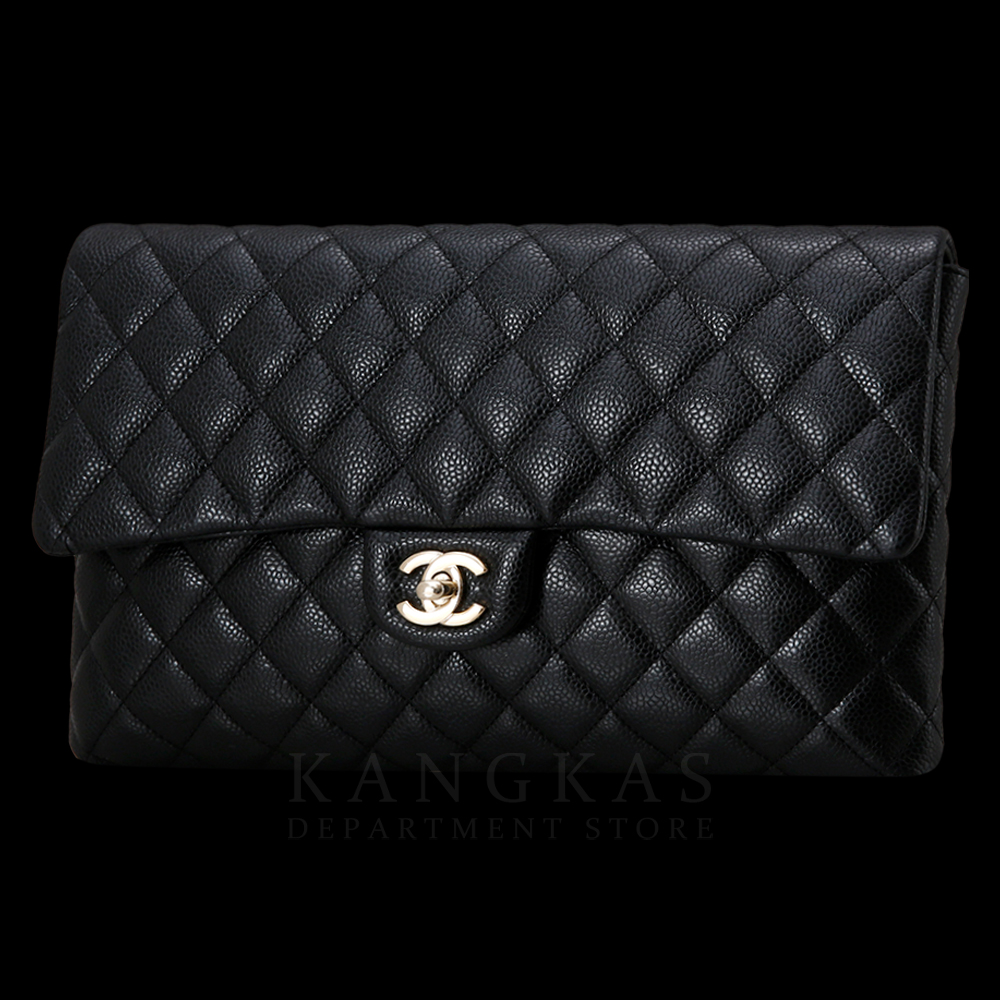 CHANEL(USED)샤넬 클래식 캐비어 클러치백
