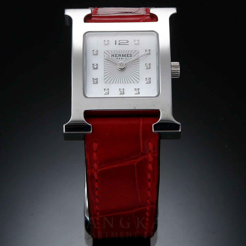 HERMES(USED) 에르메스 H아워 스틸 자개 HH1.210