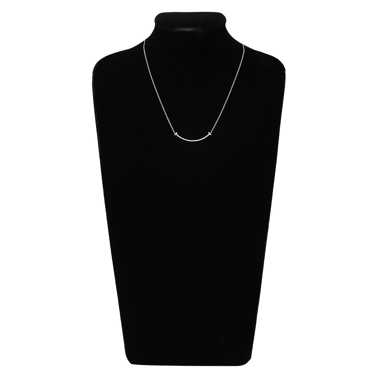 TIFFANY(USED)티파니 T 스마일 펜던트 네크리스