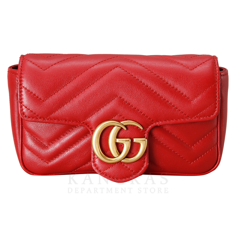 GUCCI(USED) 구찌 마몽트 마틀라세 수퍼미니 숄더백