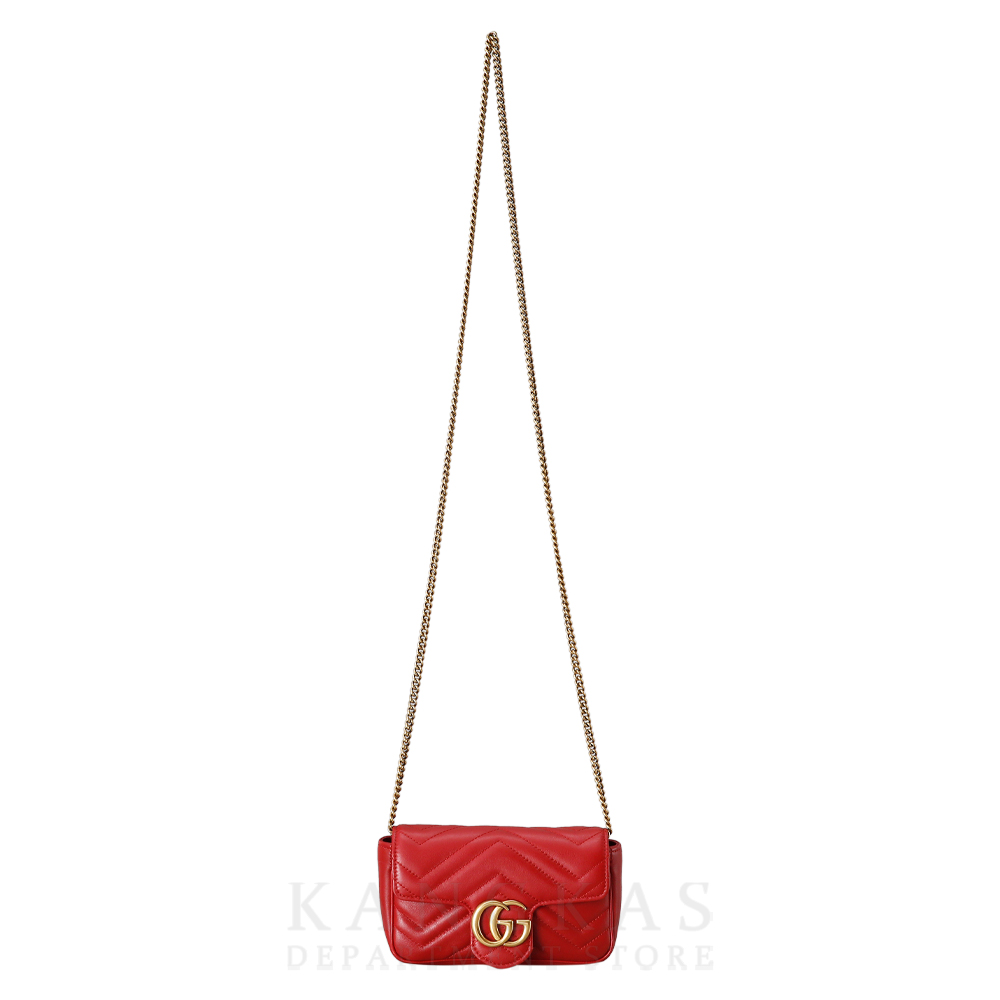 GUCCI(USED) 구찌 마몽트 마틀라세 수퍼미니 숄더백