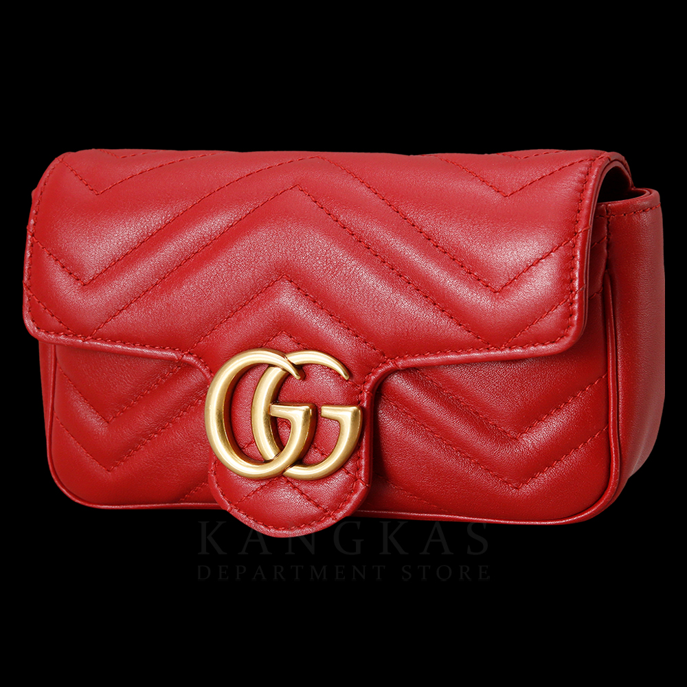 GUCCI(USED) 구찌 마몽트 마틀라세 수퍼미니 숄더백
