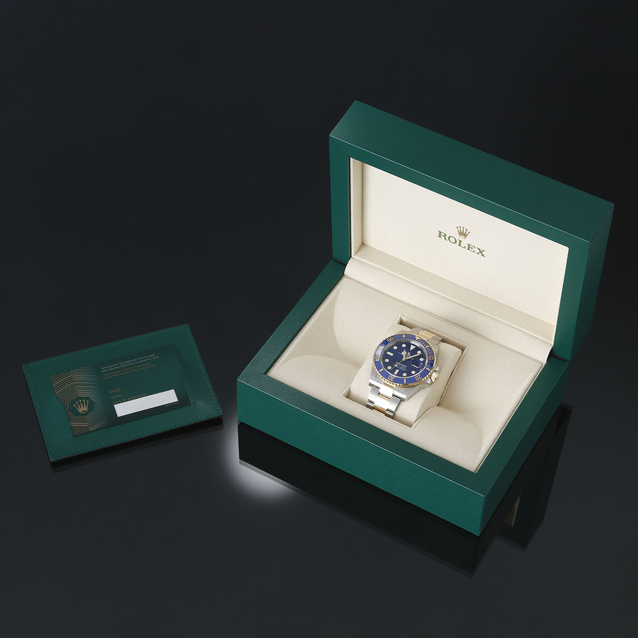 ROLEX(USED)로렉스 서브마리너 콤비 청판 126613LB