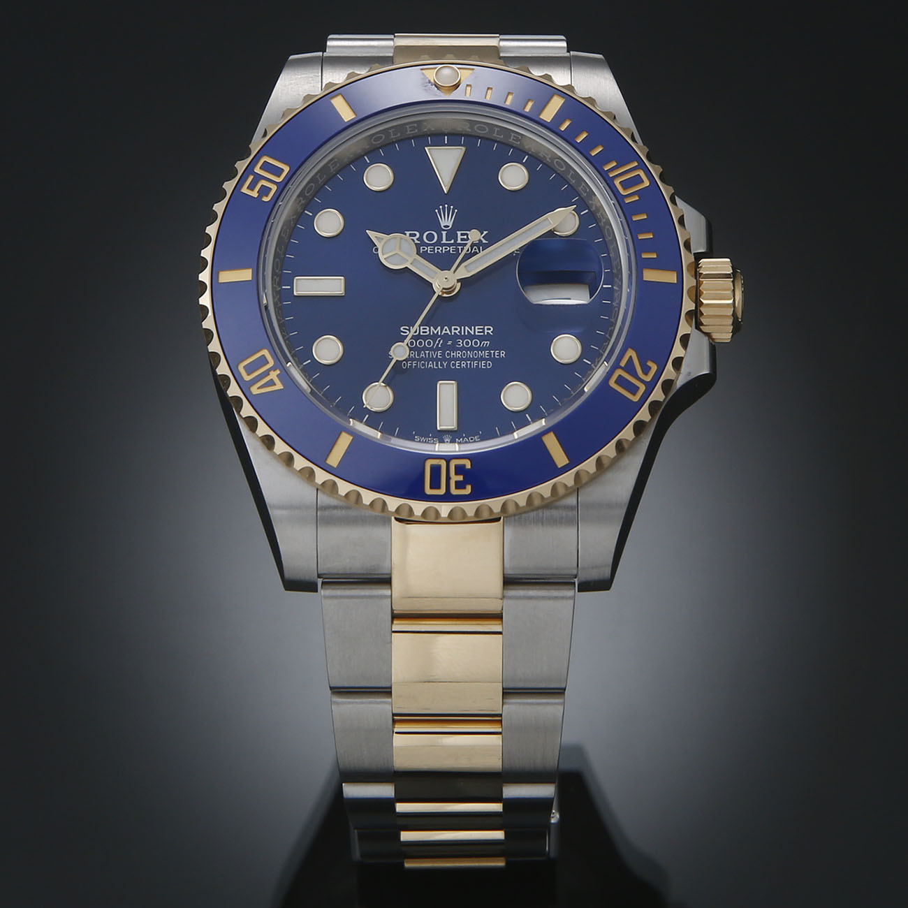 ROLEX(USED)로렉스 서브마리너 콤비 청판 126613LB