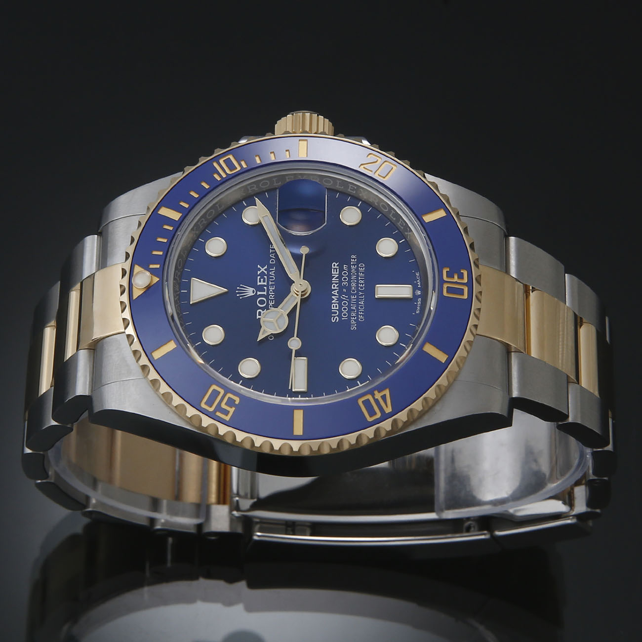 ROLEX(USED)로렉스 서브마리너 콤비 청판 126613LB