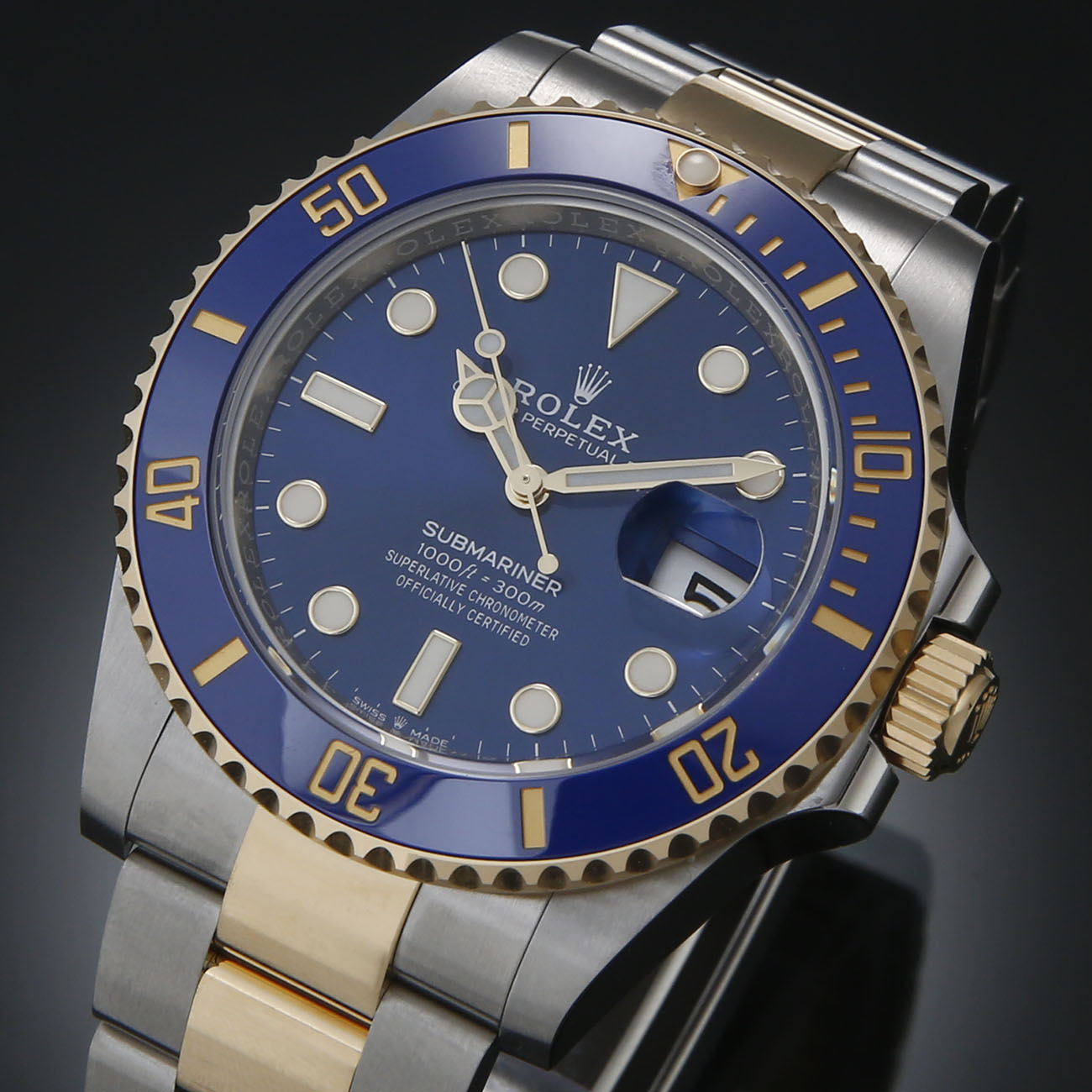 ROLEX(USED)로렉스 서브마리너 콤비 청판 126613LB