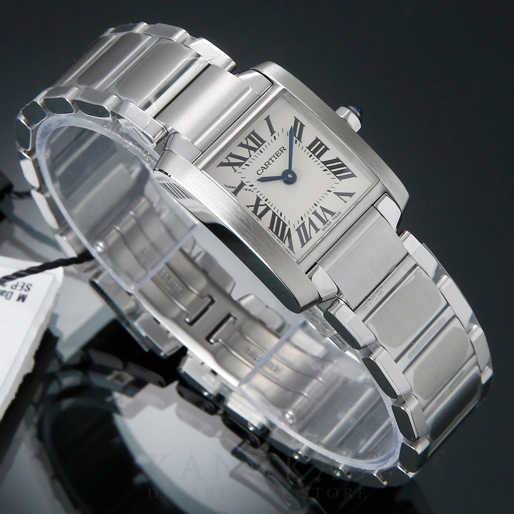 CARTIER(USED)까르띠에 탱크 프랑세즈 스틸 스몰