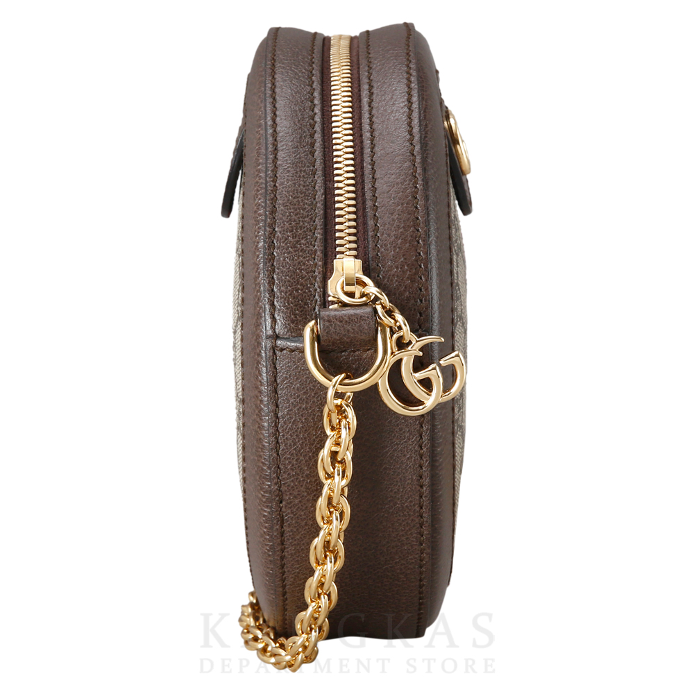 GUCCI(USED)구찌 GG로고 PVC 오피디아 라운드 숄더백