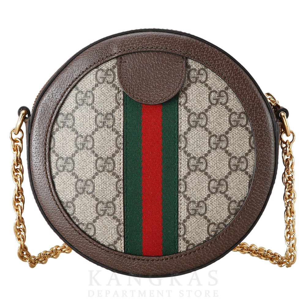 GUCCI(USED)구찌 GG로고 PVC 오피디아 라운드 숄더백