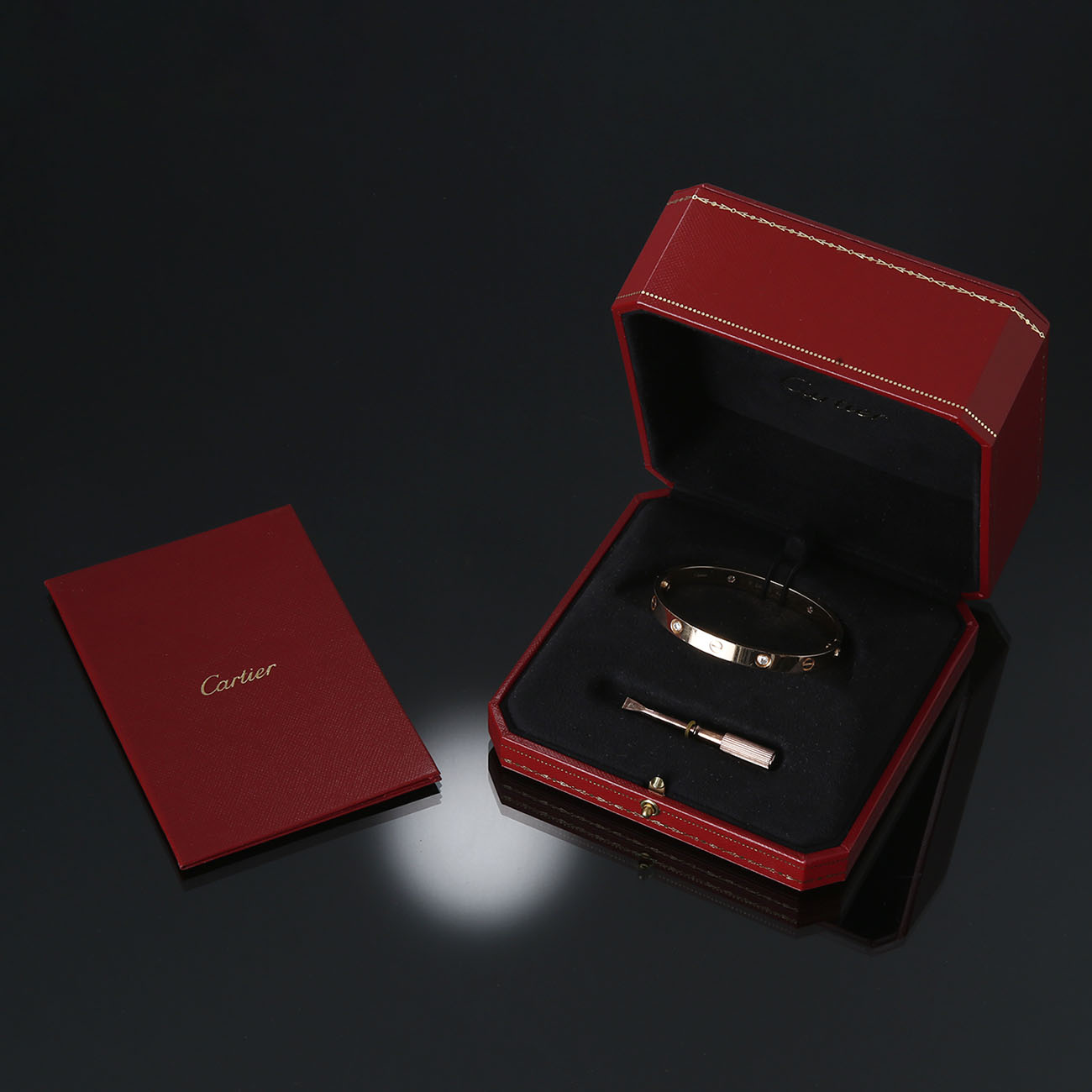 CARTIER(USED)까르띠에 4P러브 브레이슬릿 16#