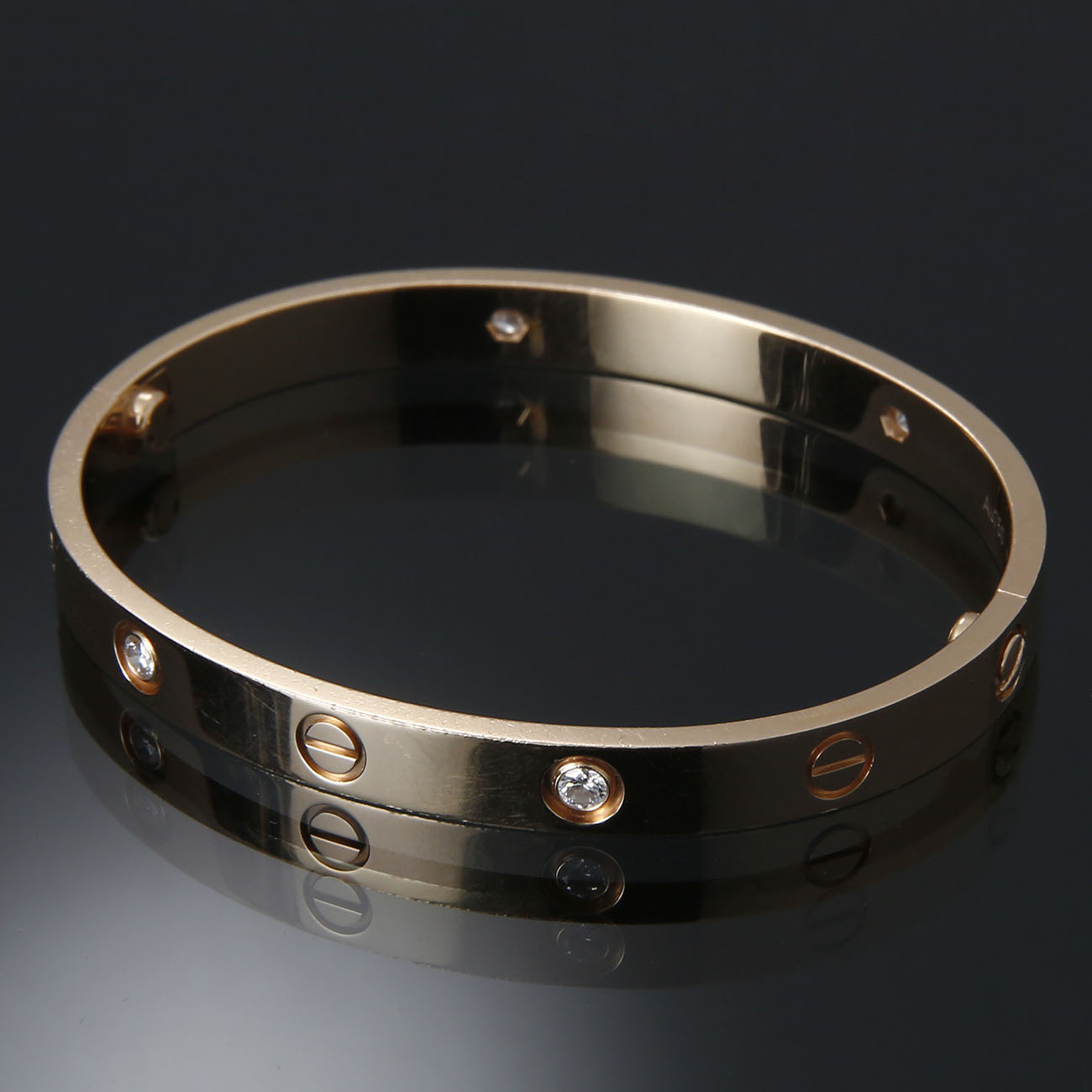 CARTIER(USED)까르띠에 4P러브 브레이슬릿 16#