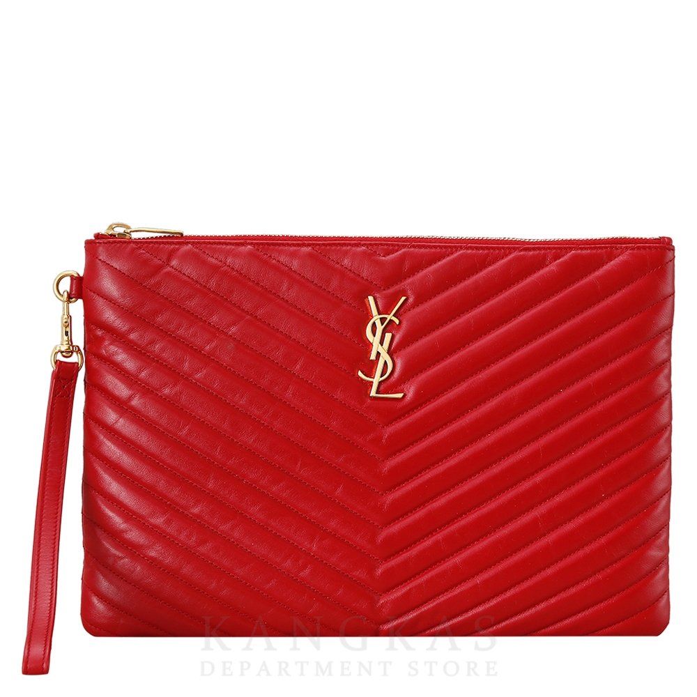 Yves Saint Laurent(USED)생로랑 모노그램 쉐브론 클러치