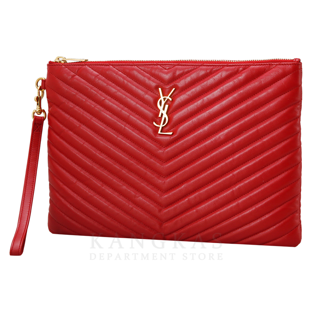 Yves Saint Laurent(USED)생로랑 모노그램 쉐브론 클러치
