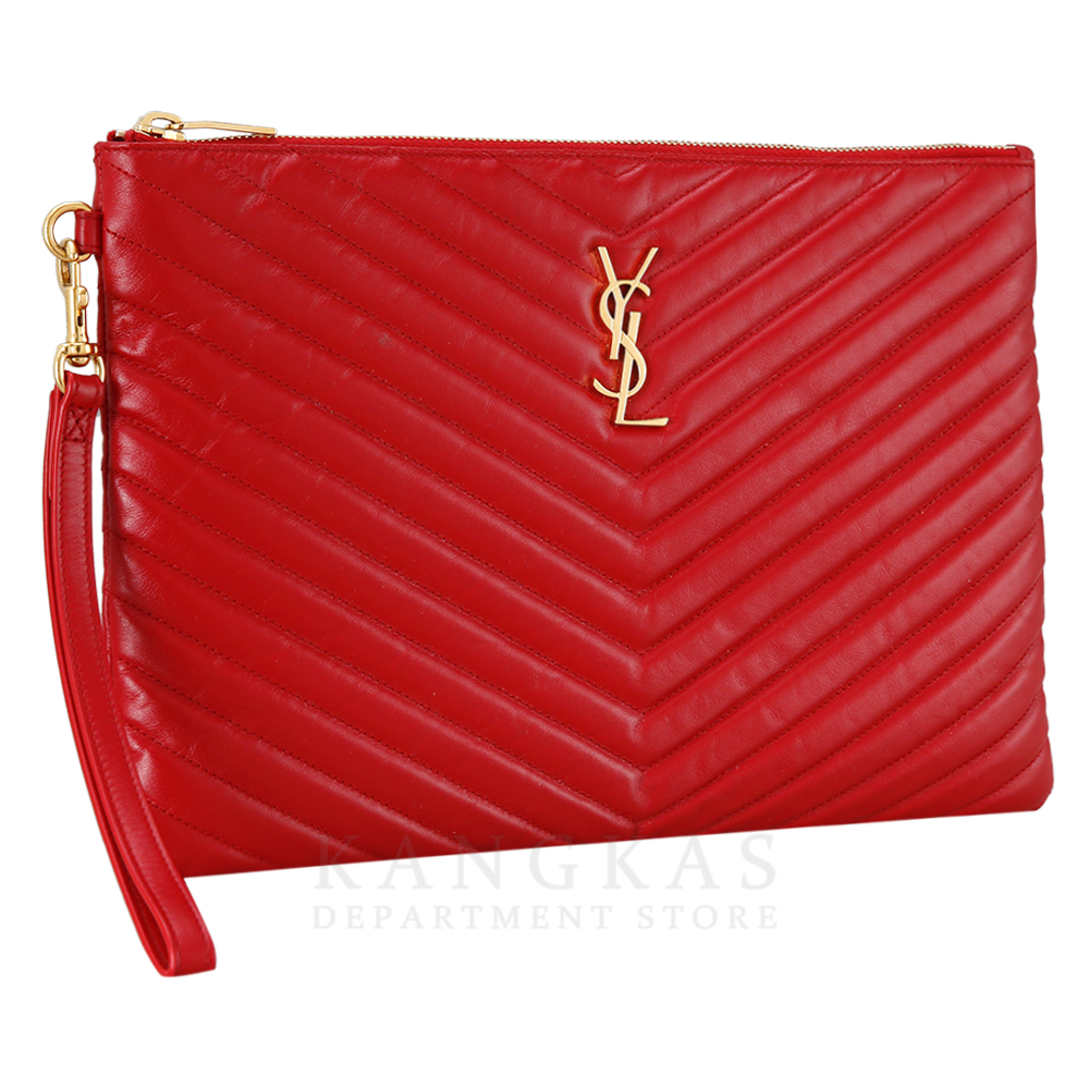 Yves Saint Laurent(USED)생로랑 모노그램 쉐브론 클러치