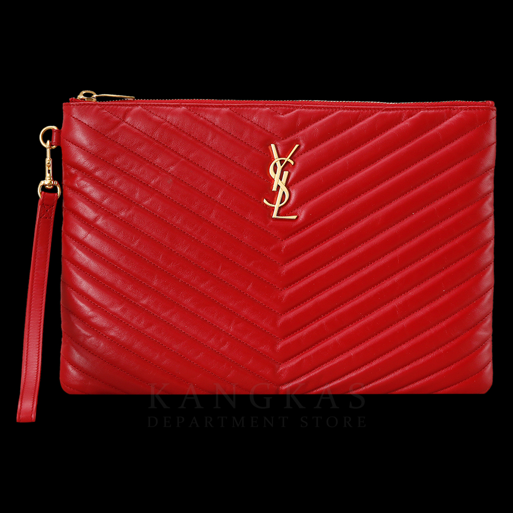 Yves Saint Laurent(USED)생로랑 모노그램 쉐브론 클러치