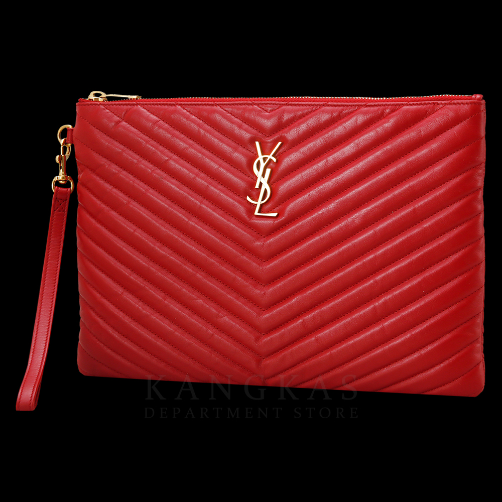 Yves Saint Laurent(USED)생로랑 모노그램 쉐브론 클러치