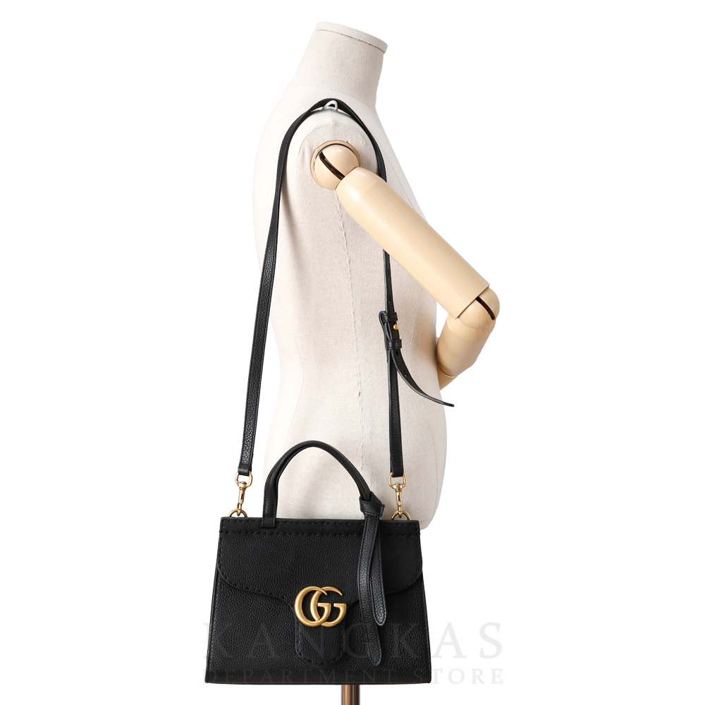 GUCCI(USED)구찌 마몽트 탑핸들 숄더백